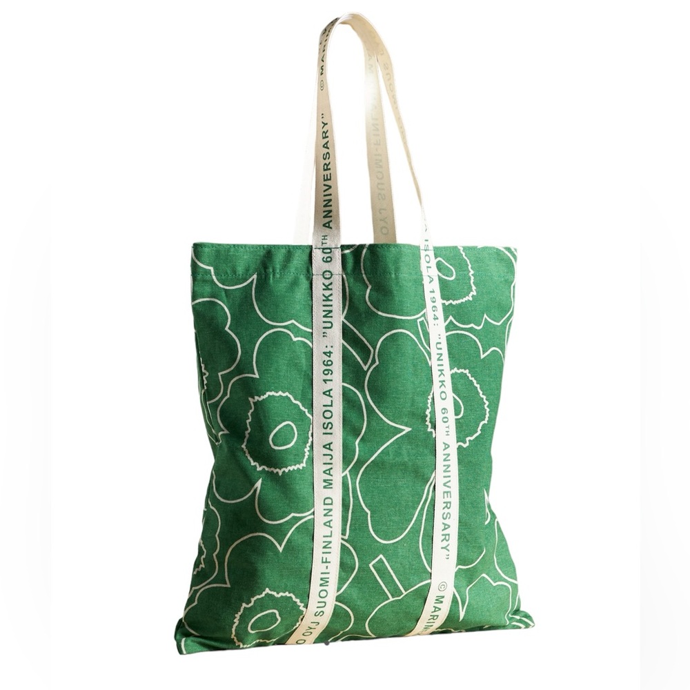 MARIMEKKO Cotton Linen Blend Tote Bag - New